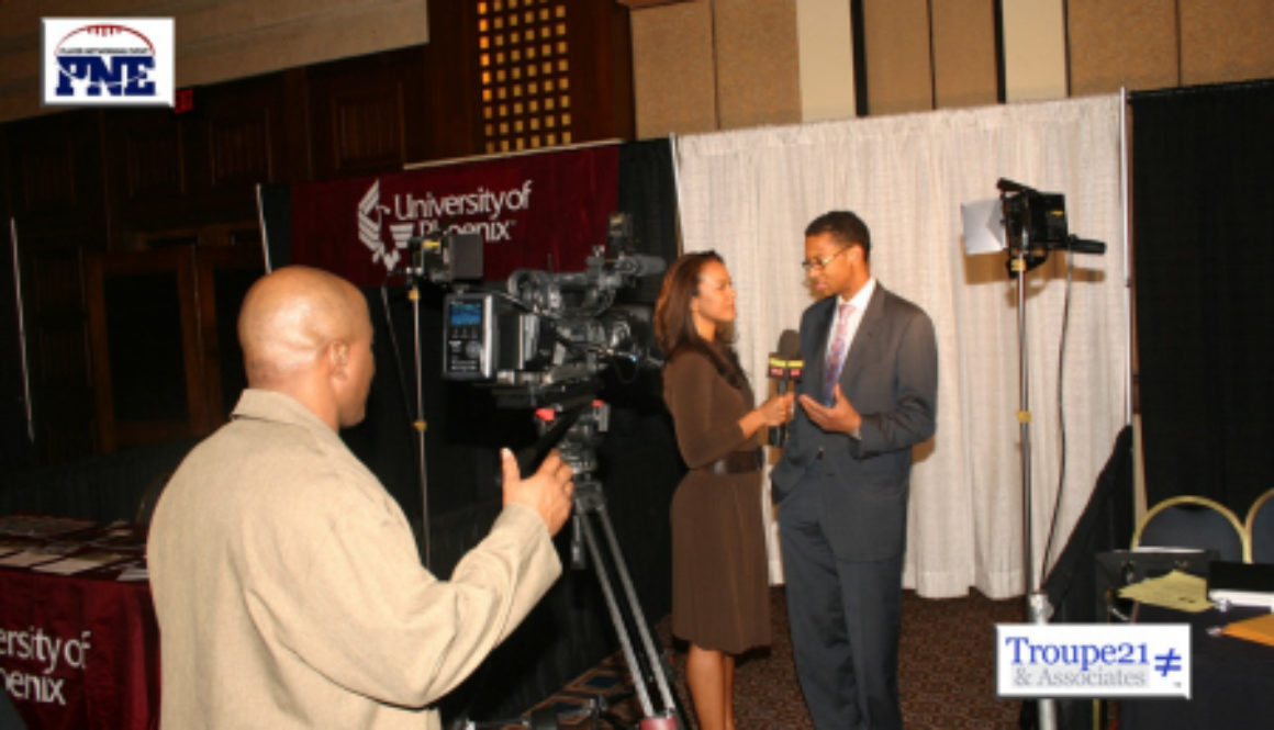 Troupe21 Associate Interviewing NFL Sr. Vice President of Law & Labor Policy Adolpho Birch III