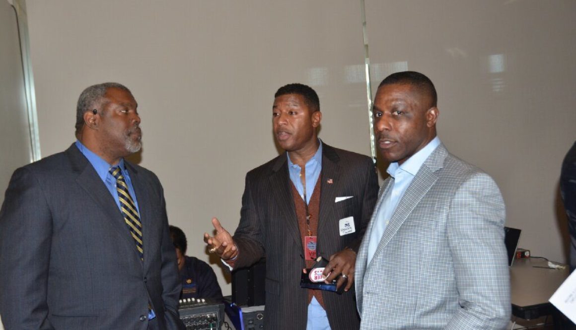 Former NFL Stars and Current Executives: Ray Mickens and Spencer  Tillman Networking